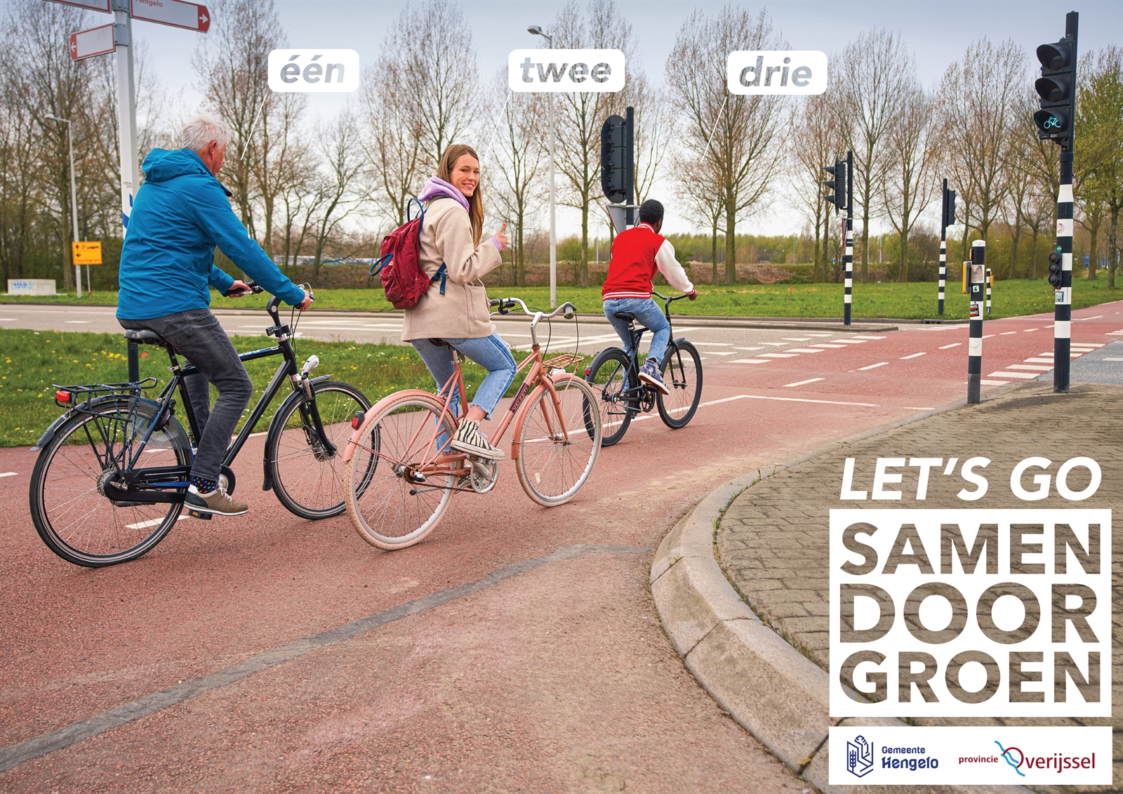 Primeur in Hengelo; groen licht voor groepen fietsers