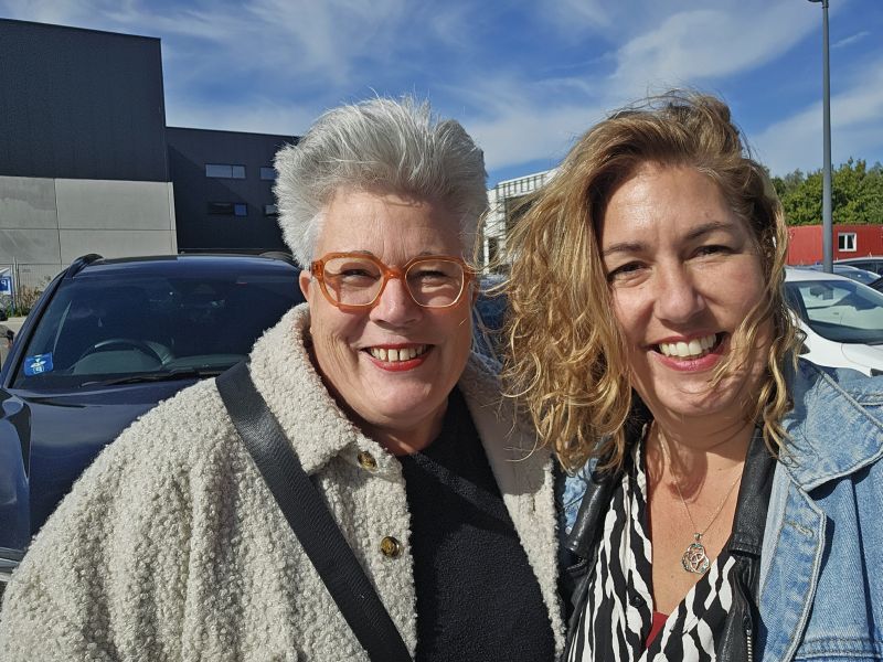 Dianne (links) en Rianne (rechts)